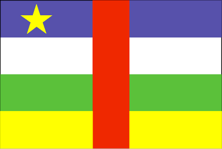 خرائط واعلام جمهورية أفريقيا الوسطى 2012 -Maps and flags of the Republic of Central Africa 2012
