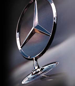 Mercedez Benz on Home Page
